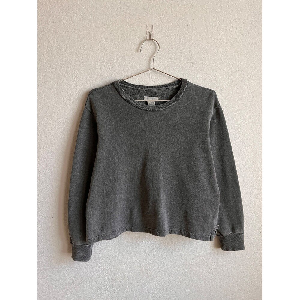 Outerknown Women's Solstice Sweatshirt in Washed Black Size SMALL